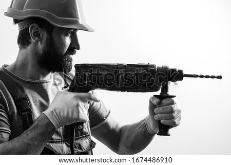 Stock photo: Drilling Worker