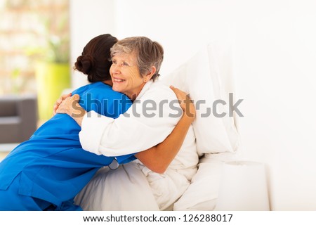 Foto stock: Grateful Patient