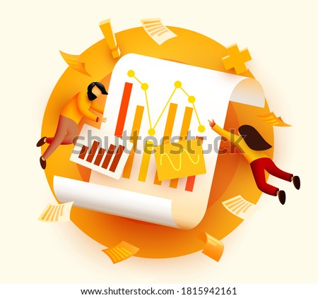 Stock photo: Economic Graph