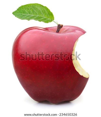 Foto stock: Bitten Apple