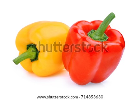 Stockfoto: Ripe Red And Yellow Peppers