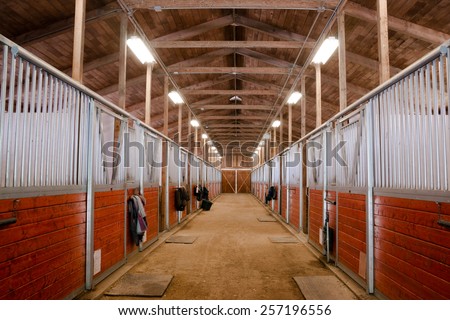 Stok fotoğraf: Horse Barn Animal Sport Paddock Equestrian Ranch Racing Stable