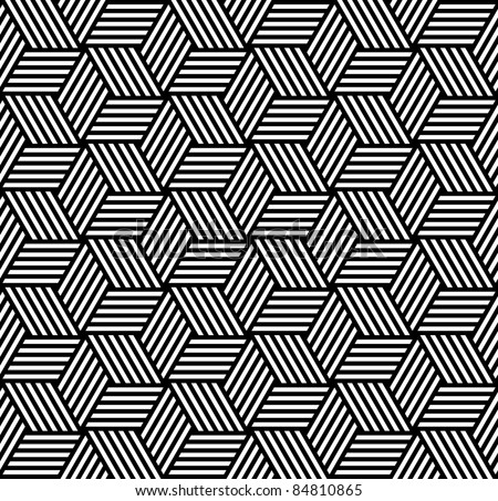 Stock fotó: Filled Black Geometric Shapes And Elements With Lines Triangles