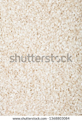 Stock photo: Fresh Raw Organic Arborio Risotto Rice Healthy Foodmacro Texture