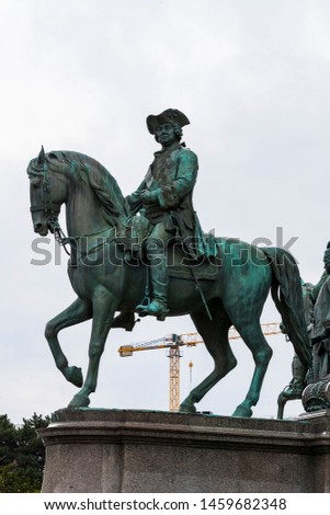 Stock photo: Beautiful Sculpture Near Natural History Museum In Vienna Austr