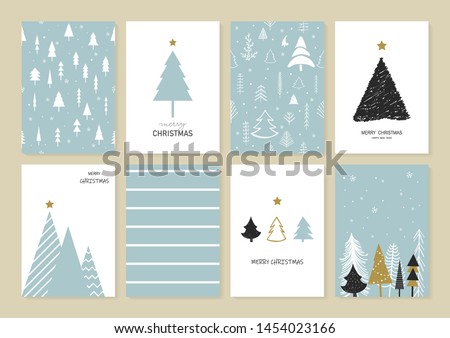 Foto d'archivio: Cute Merry Christmas Card Gold Background With Snowflakes Vector Illustration