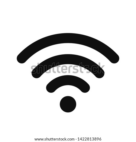 Zdjęcia stock: Wifi Icon Vector Wlan Access Wireless Wifi Hotspot Signal Sign Icon Symbol Vector Illustration