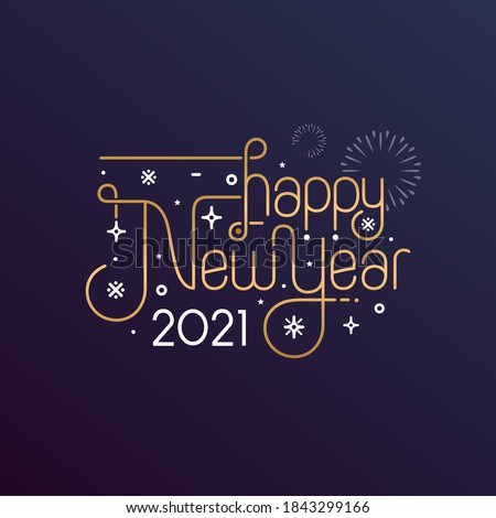 Сток-фото: Happy New Year 2020 Template Holiday Vector Illustration With Realistic Golden Christmas Balls And