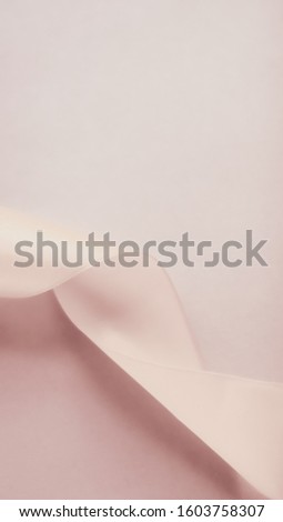 Stock fotó: Abstract Curly Silk Ribbon On Pastel Background Exclusive Luxur