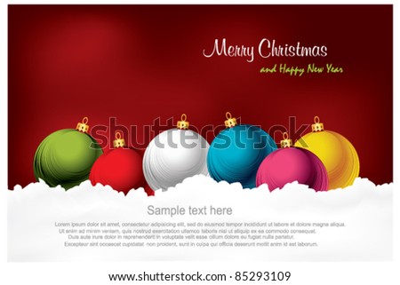 Stock photo: Gold 2012 Happy New Year Snowflakes Ornament Illustration