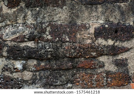 Stok fotoğraf: Religious Text On The Stone Wall In A Buddhist Temple Thailand