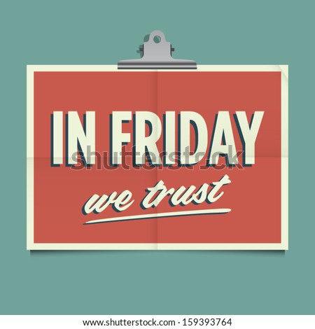 Foto stock: I Love Friday Font Type With Signs I Love Weekend