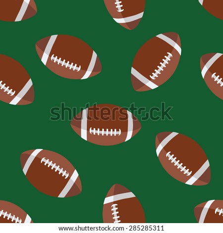 [[stock_photo]]: Set Of American Football Patterns Usa Sports Seamless Background Collection Sport Wallpaper With C