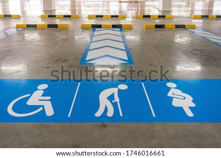 [[stock_photo]]: Car Park For Disabled