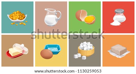 Foto stock: Glass Bowl Of Natural White Refined Sugar With Cubes And Silver Spoon On Light Table Background Spa