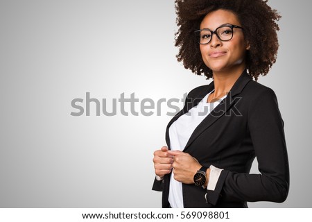 Zdjęcia stock: Closeup Portrait Of Young Pretty Business Woman In Formal Clothe