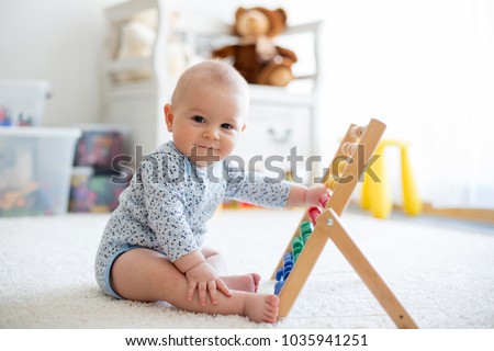 Stok fotoğraf: Baby Playing