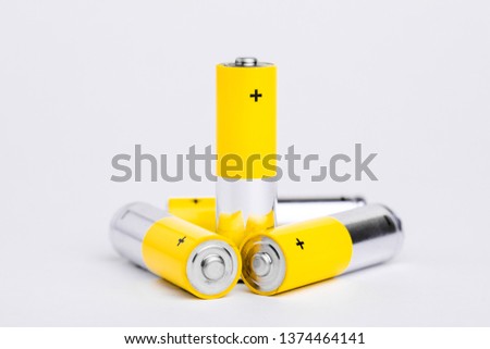 Foto stock: Small Batteries View