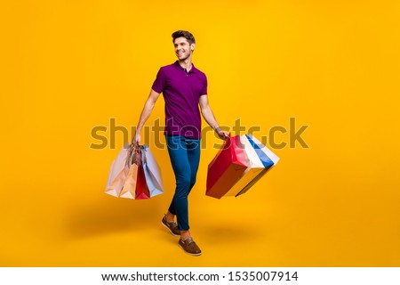 Stock photo: Happy Shopping Man