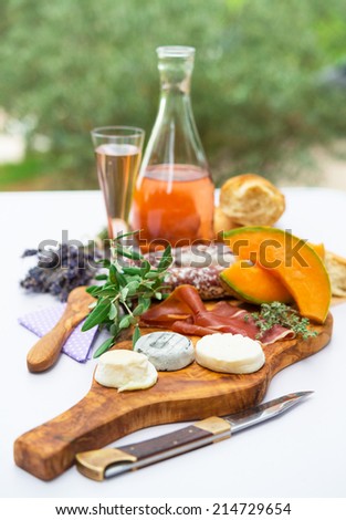 Cheese  Ham Plate A La Provence Foto stock © Dar1930