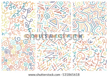 Baby Doodle Pattern [[stock_photo]] © ExpressVectors