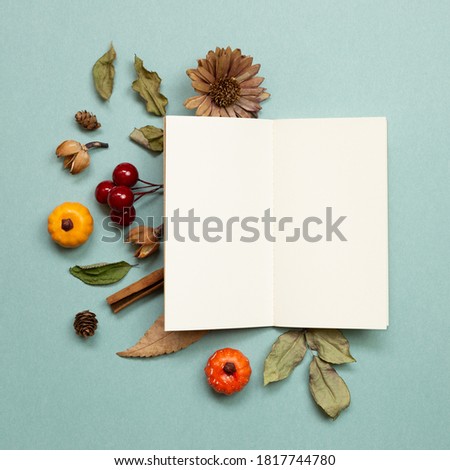 Stok fotoğraf: Cinnamon And Note Pad