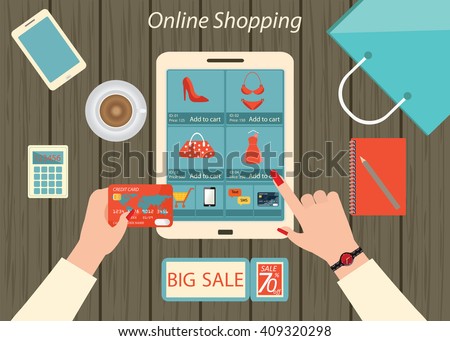[[stock_photo]]: Fashion Discount Coupon With Line Illustration Of Dress On Rose Quartz And Baby Blue Background