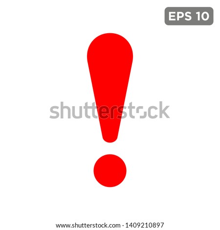 Stock fotó: Attention Warning Alert Sign With Exclamation Mark Symbol Shiel