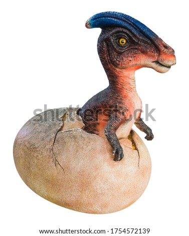 ストックフォト: Parasaurolophus Dinosaur Isolated Ancient Animal Dino Prehisto