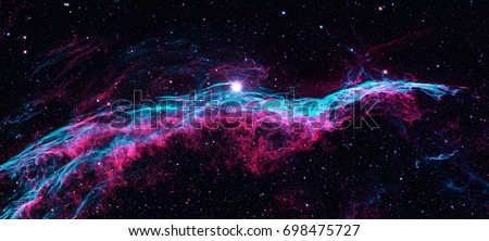 Stock fotó: Veil Nebula Is A Supernova Remnant In The Constellation Cygnus