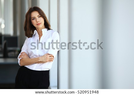 Foto stock: Beautiful Business Woman