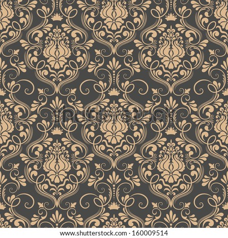 ストックフォト: Vector Damask Seamless Pattern Background Elegant Luxury Texture For Wallpapers Backgrounds And Pa