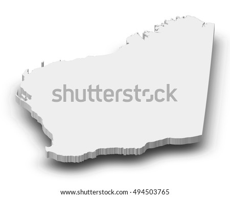 Map Of Australia Western Australia Highlighted Zdjęcia stock © Schwabenblitz