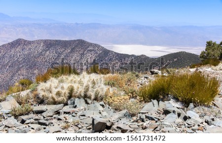 Badwater Panamint Mountains Death Valley National Park Californi Foto stock © yhelfman