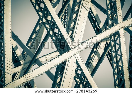 Zdjęcia stock: Bridge Frame Closeup