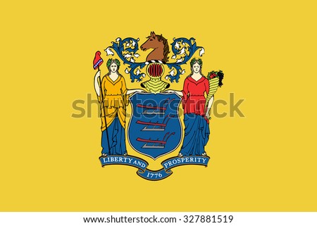 Сток-фото: New Jersey Flag