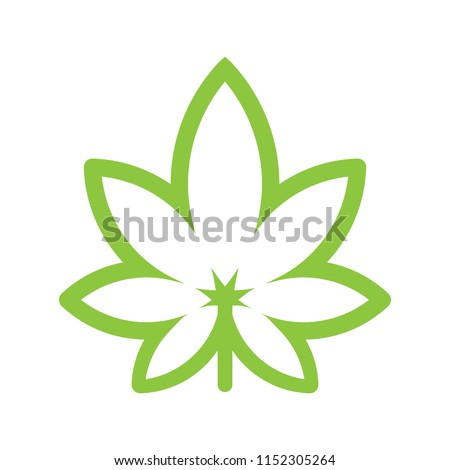 Foto stock: Cannabis Background Marijuana Ganja Weed Hemp Leafs Seamless Pattern