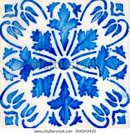 Azulejos Vidrados Portugueses Tradicionais Foto stock © homydesign