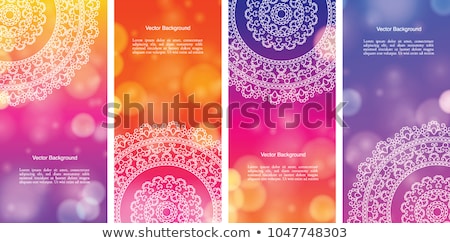 Colorful Diwali Festival Decorative Banner With Image Space Foto stock © krishnasomya