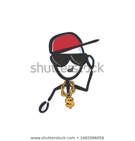 Stockfoto: Stickman Rapper