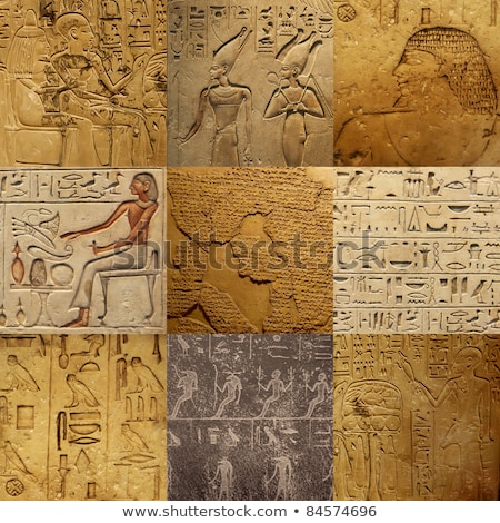 ストックフォト: Ancient Egypt Images And Hieroglyphics