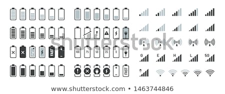 Battery Level Indicators Zdjęcia stock © SpicyTruffel