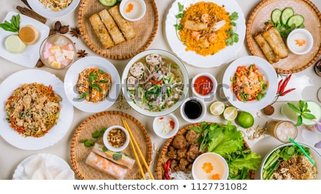 Foto d'archivio: Assortment Of Asia Food