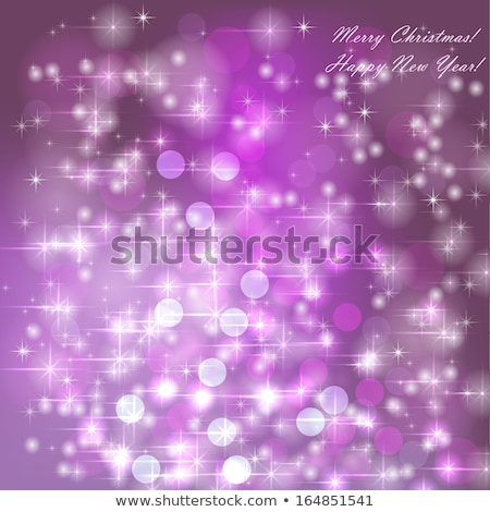 Сток-фото: Abstract Snowy Background With Snowflakes Stars And Fun Confett