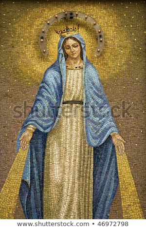 Mosaic Of The Virgin Mary Imagine de stoc © iofoto