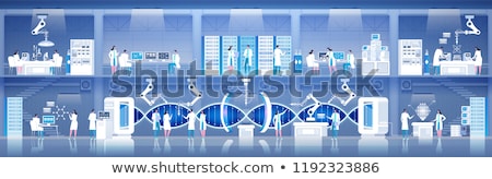 Сток-фото: Chemist Research Laboratory With Chemical Equipment