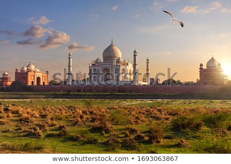 Stock fotó: Taj Mahal Mausoleum In Agra