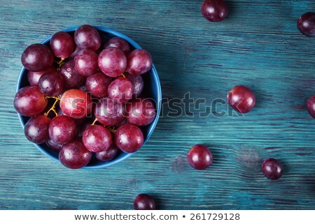 Foto stock: Plate Of Grape