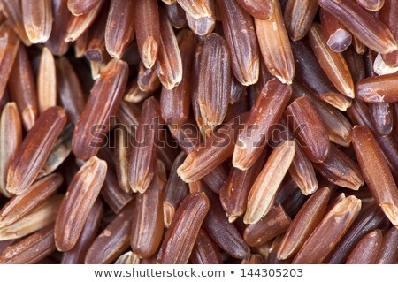Сток-фото: Red Rice Close Up Background