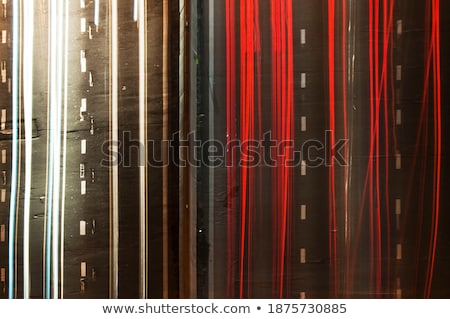 Foto stock: Traffic Light Paint With Long Exposure